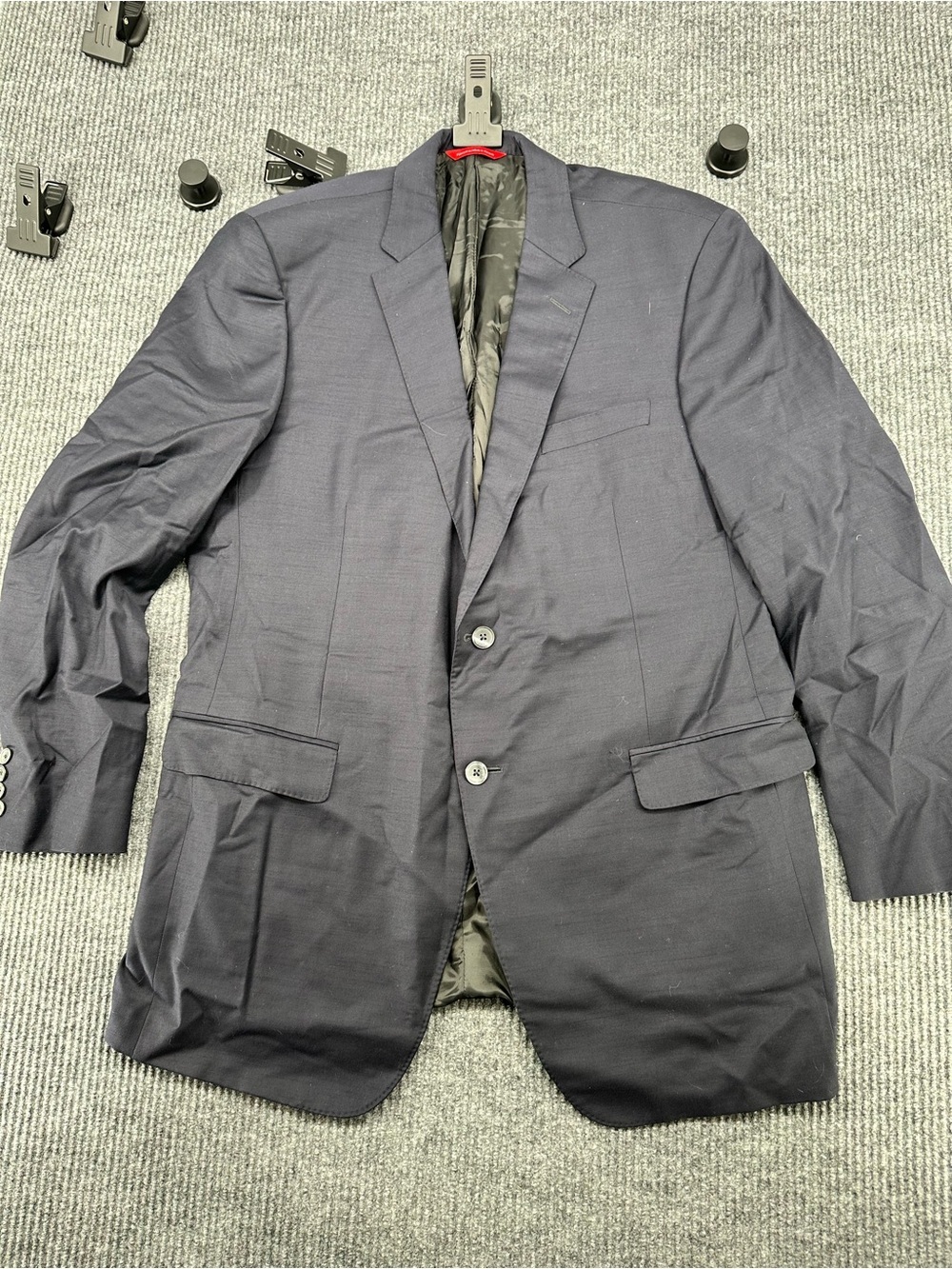 Samuelsohn Performance Made in Canada Navy Wool Sport Coat Blazer 42R